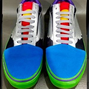 Avengers (Captain America, Iron Man, Hulk and Thor) Old Skool Vans - Men’s 10.5